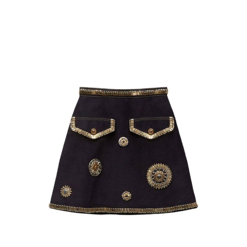 Versace Black Skirts - A-Line Skirts Women